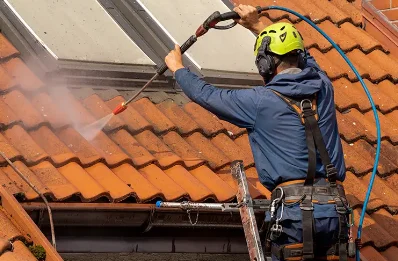 Démoussage et hydrofuge de toiture à Virlet